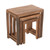 Jofran Furniture Reclamation Rustic Brown 3pc Nesting Tables