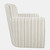 Jofran Furniture Blakely Harper Beige Stripe Swivel Accent Chair