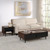 Manhattan Comfort Duane Navy Blue Ribbed Coffee Table Sets