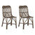 2 Progressive Furniture Addie Brown Accent Dining Chairs