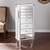 Southern Enterprises Margaux Silver Mirrored Jewelry Armoire