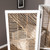 Southern Enterprises Quilino White Natural Woven Room Divider Screen