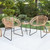 Southern Enterprises Alandhra Natural 3pc Bistro Set