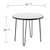 Southern Enterprises Watkindale White Outdoor Bistro Table