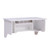 Southern Enterprises White Wall Mount Ledge with Vanity Mirror