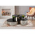 Galaxy Home Nodi Gold Silver 3pc Coffee Table Sets