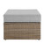 Modway Furniture Convene Cappuccino Outdoor Patio Ottomans