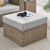 Modway Furniture Convene Cappuccino Outdoor Patio Ottomans