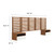 Modway Furniture Render Wall Mount Headboard and Modern Nightstands
