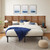 Modway Furniture Render Wall Mount Headboard and Modern Nightstands