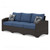 Ashley Furniture Windglow Blue Brown Sofa