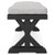 Ashley Furniture Beachcroft Black Light Gray Bench