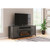 Ashley Furniture Montillan Grayish Brown TV Stand With Electric Fireplace