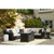 Ashley Furniture Beachcroft Light Gray 4pc Outdoor Sectional With Fire Pit Table