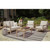 Ashley Furniture Hallow Creek Driftwood 5pc Outdoor Seating Set With Loveseat