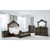 Ashley Furniture Maylee Dark Brown King Upholstered Bed