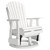 Ashley Furniture Hyland Wave White 4pc Outdoor Seating Set