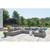 Ashley Furniture Bree Zee Brown 7pc Outdoor Sectional