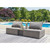 Ashley Furniture Bree Zee Brown 3pc Outdoor Sectional With End Table