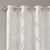 Olliix Madison Park Eden White Fretwork Burnout Sheer Curtain Panel - 84 x 50