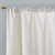 Olliix Madison Park Kyler White Linen Blend Light Filtering Curtain Panel Pair - 84 x 52