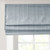 Olliix Madison Park Galen Blue Basketweave Cordless Roman Shade - 64 x 27