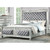 Acme Furniture Varian Gray Mirrored 2pc Bedroom Set With Queen Bed