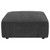 Coaster Furniture Sunny Dark Charcoal Upholstered Square Ottoman