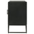 Coaster Furniture Riddell Black 3 Door Accent Cabinet