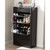 Baxton Studio Cayla Black Wood Shoe Cabinet