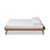 Baxton Studio Karine Ash Walnut Wood Platform Bed Frames