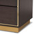 Baxton Studio Cormac Espresso Brown Wood 8 Drawer Dresser