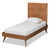 Baxton Studio Noela Walnut Brown Wood Twin Platform Bed