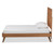 Baxton Studio Noela Walnut Brown Wood Twin Platform Bed