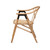 Baxton Studio Bali Pari Cyntia Natural Brown Rattan Dining Chair