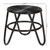 Baxton Studio Bali Pari Pertessa Black Rattan End Table