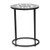 Baxton Studio Kaden Black White Outdoor Side Table