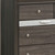 Glory Furniture Madrid Gray Dresser and Mirror