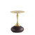 2 Manhattan Comfort Patchin Brown Gold End Tables