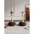 2 Manhattan Comfort Patchin Brown Gold End Tables