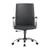 LeisureMod Evander Black Office Chairs