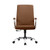 LeisureMod Evander Black Office Chairs