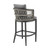 Luxur Living Khetri Earl Gray Outdoor Patio Counter Stool