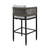 Luxur Living Chhabila Light Grey Outdoor Patio Counter Height Bar Stool