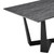 Luxur Living Jatalwadi Dark Gray Rectangular Dining Table