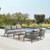 Luxur Living Khetri Dark Gray Rectangular Outdoor Coffee Table