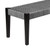 Luxur Living Belmanda Grey Charcoal Indoor Outdoor Dining Bench