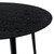 Luxur Living Amba Charcoal Black 42 Inch Round 5pc Dining Set