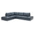 JM Furniture Leonardo Blue LAF Sectionals