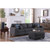 Lilola Home Cooper 2pc Living Room Sets with 4 Seater Sofa